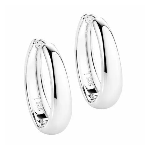EMMA HOOP 16 MM.  | SILVER — produktfoto