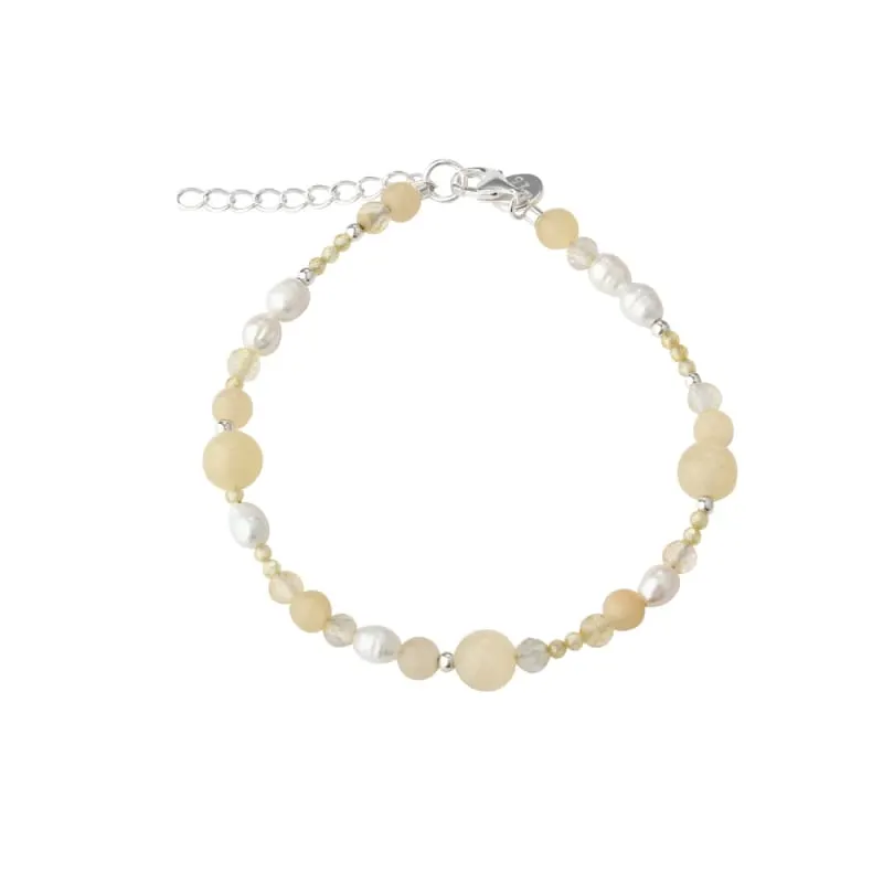 MOONLIGHT PEARL BRACELET | SILVER — produktfoto