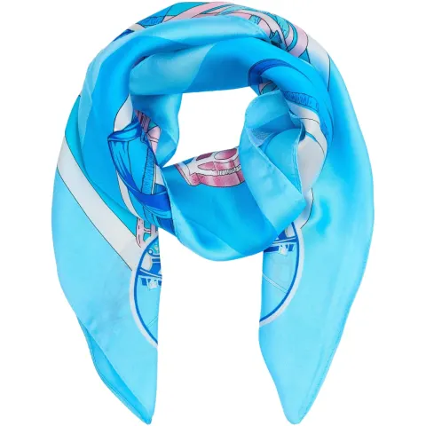 Marta du Chateau dame tørklæde MdcJuline FA1-Scarf - Blue176 — produktfoto