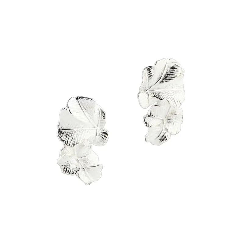 FOLIO BIG EARSTUD | SILVER — produktfoto
