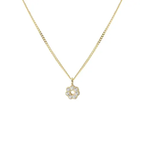 *LUMI CLEAR NECKLACE | GOLDEN — produktfoto