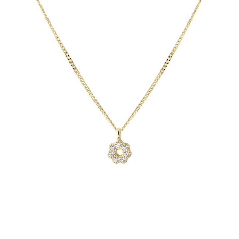 *LUMI CLEAR NECKLACE | GOLDEN — produktfoto