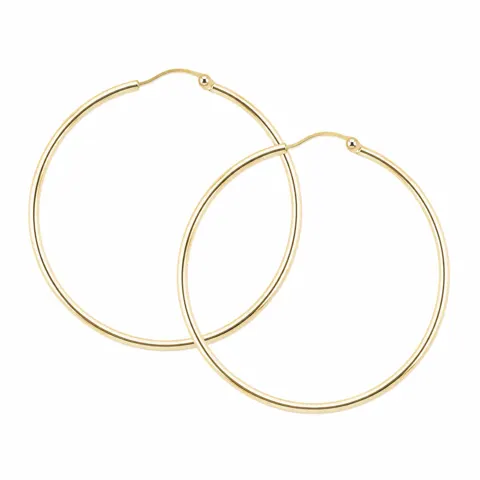*ANA HOOP MEDIUM 30 MM | GOLDEN — produktfoto