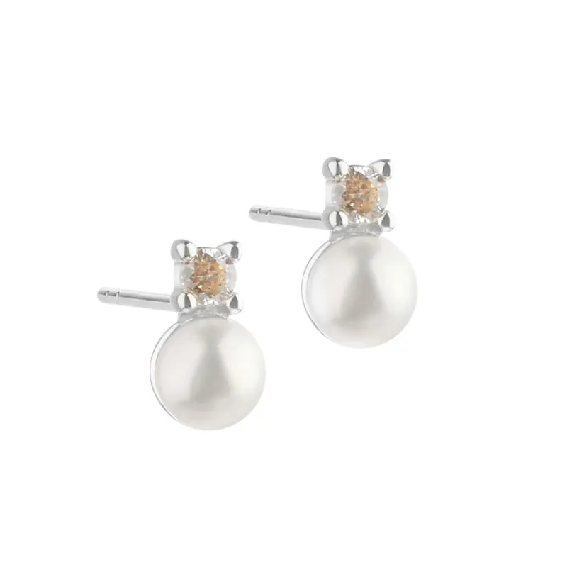 DARLING BUBBELS EARSTUD | SILVER — produktfoto