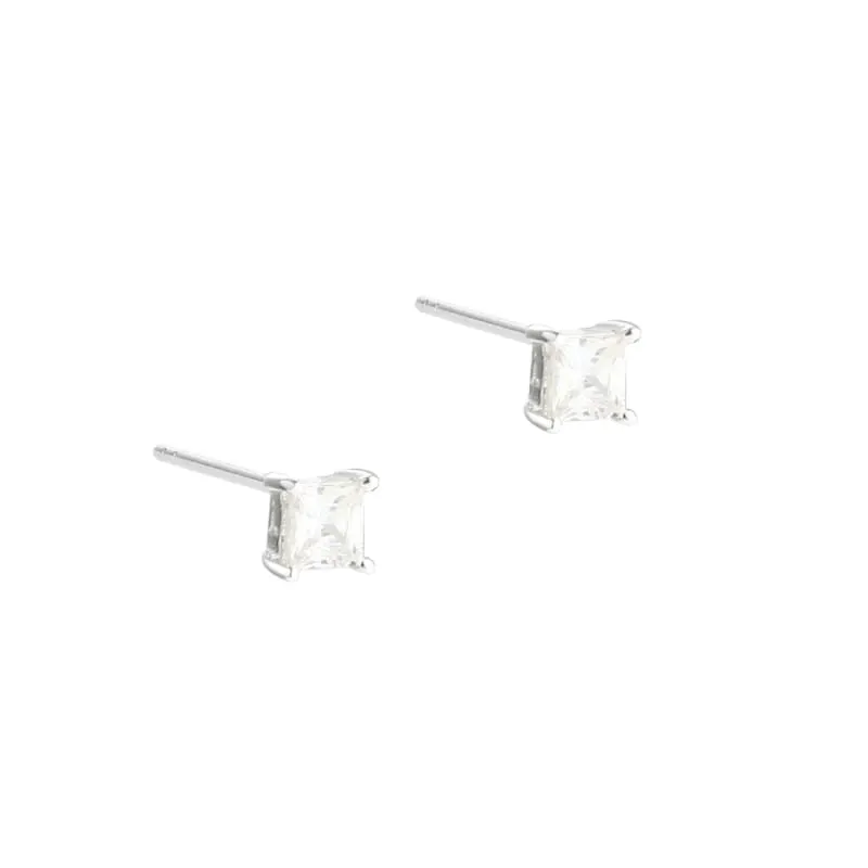 *EDGE SMALL EARSTUD |  SILVER — produktfoto