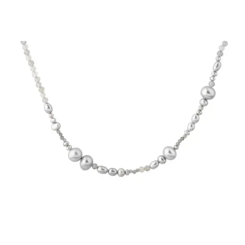 WHISPER PEARL NECKLACE | SILVER — produktfoto