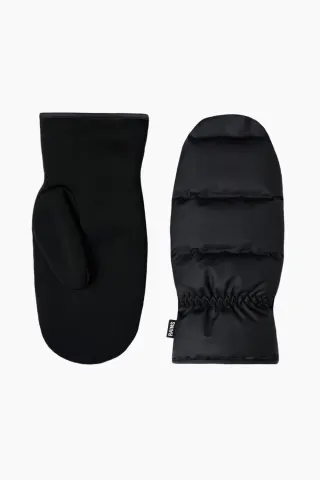 Lohja Puffer Mittens W1T2 - Black - Rains — produktfoto