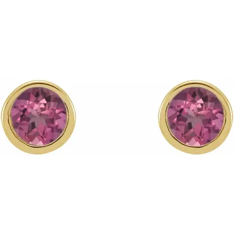 Petit Bezel 14kt pink turmalin — produktfoto