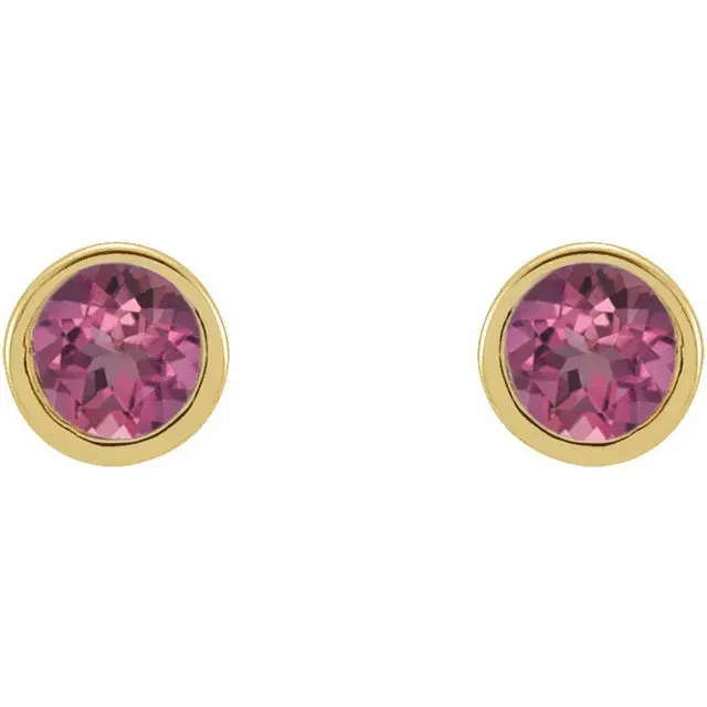 Petit Bezel 14kt pink turmalin — produktfoto