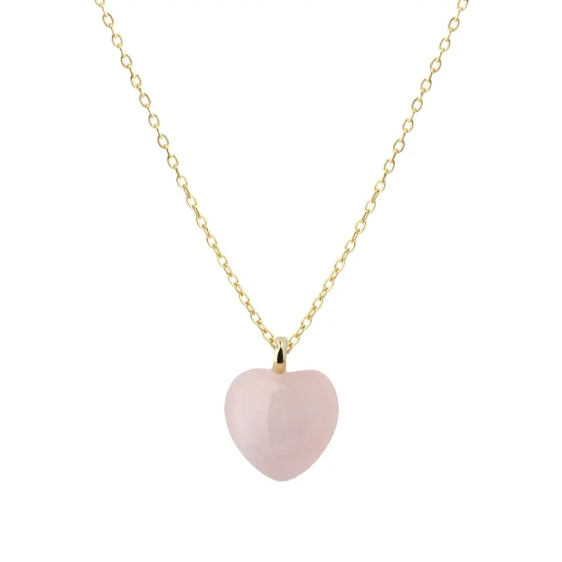 GRACE HEART NECKLACE | GOLDEN — produktfoto