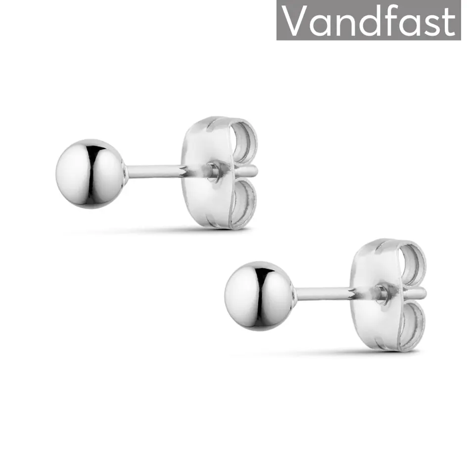 ANNEBRAUNER Ball Studs Øreringe - 4 mm — produktfoto