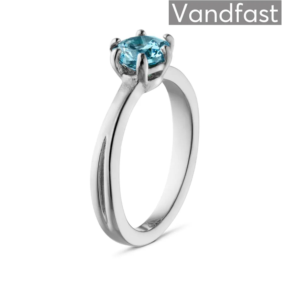 ANNEBRAUNER Princess Aqua Blue Ring — produktfoto