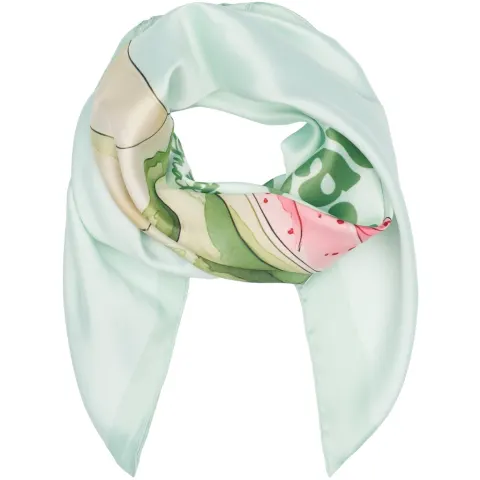 Marta du Chateau dame tørklæde MdcFinja BA-Scarf - Green4127 — produktfoto