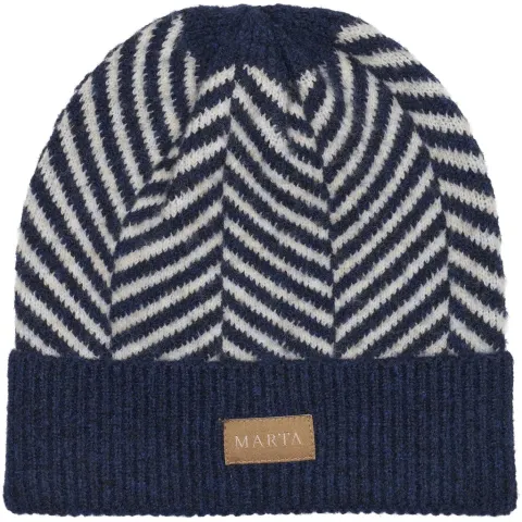 Marta du Chateau dame hue MdcPolly T1207 - Blue/Beige — produktfoto