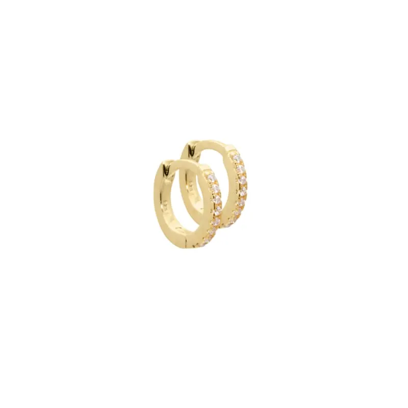 RAYA HOOP 10 MM. | GOLDEN — produktfoto