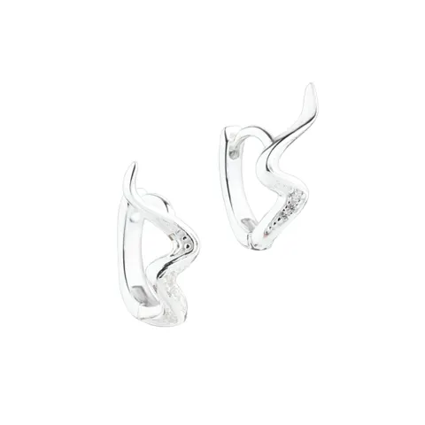 *DARLING RIVER HOOP | SILVER — produktfoto