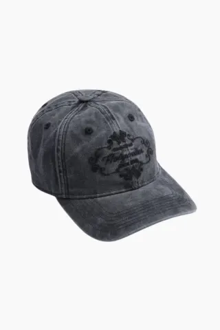 Carmen Cap - Black Washed - Holzweiler — produktfoto