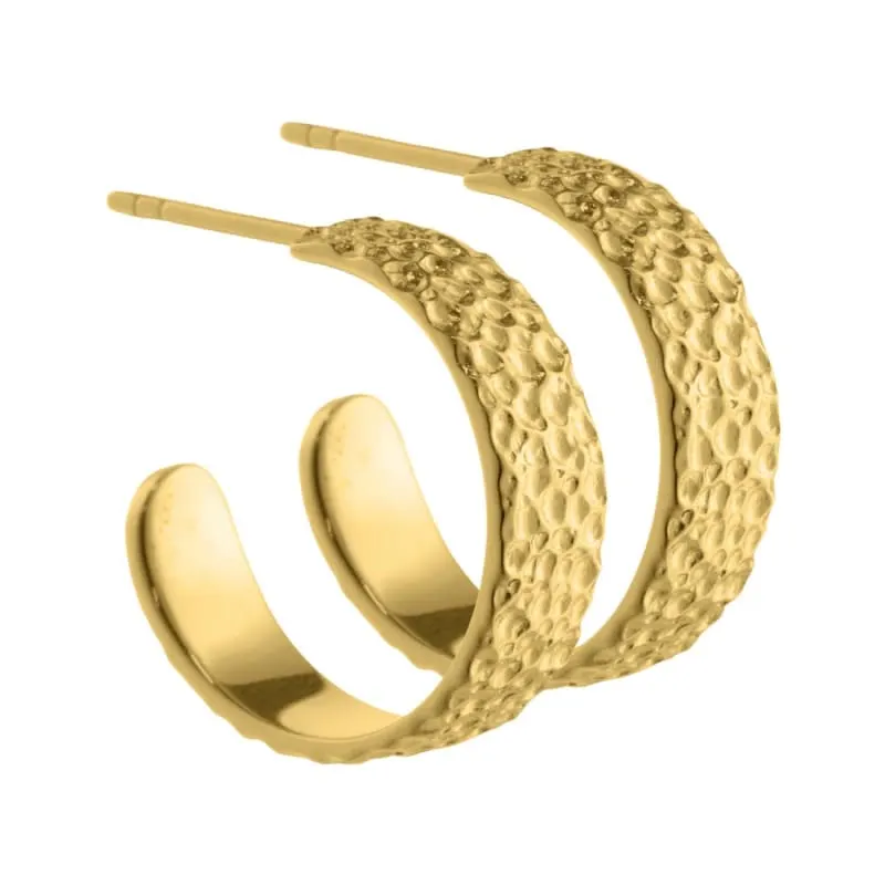 *RUFFLE HOOPS | GOLDEN — produktfoto