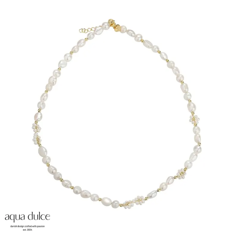 *WONDERFUL DAISY NECKLACE | GOLDEN — produktfoto