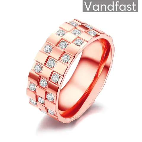 ANNEBRAUNER Chess Rose/White Ring — produktfoto