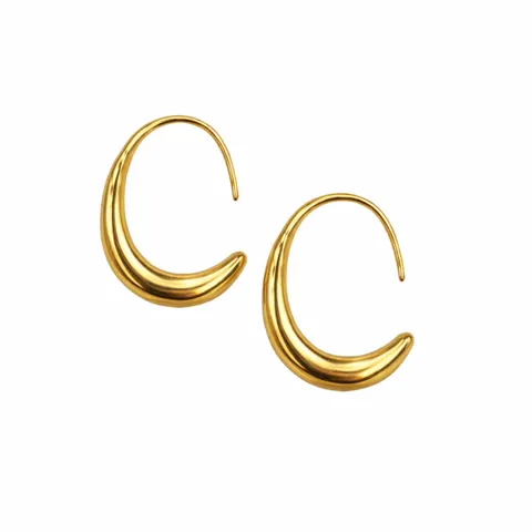 SORA OVAL HOOP | BAY — produktfoto