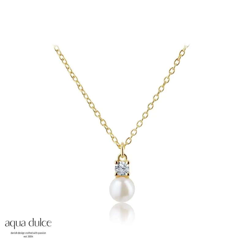 DARLING BUBBELS NECKLACE | GOLDEN — produktfoto
