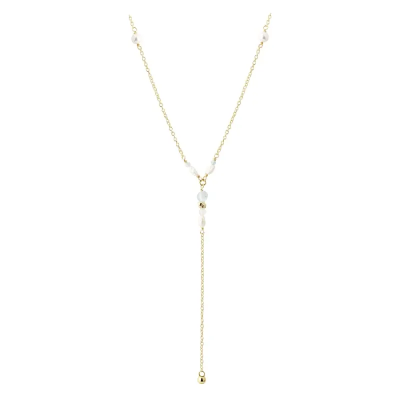 SINNA PEARL NECKLACE | GOLDEN — produktfoto