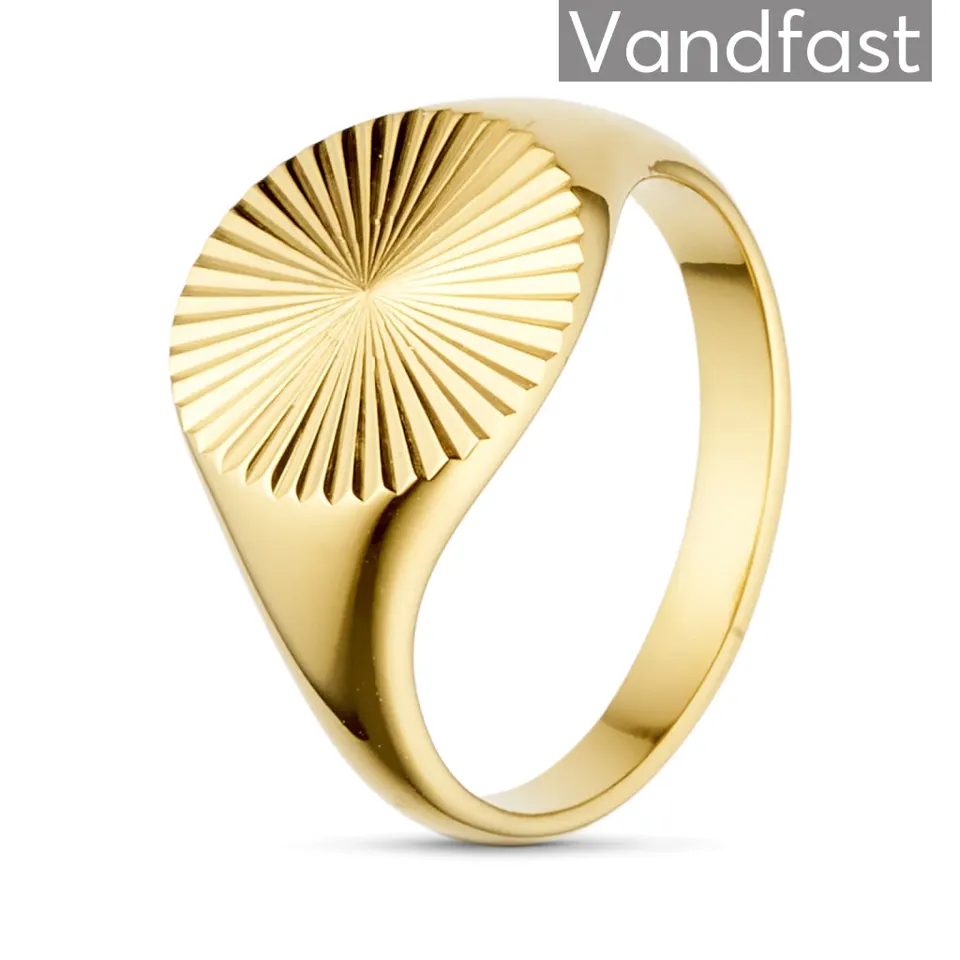 ANNEBRAUNER Big Sun Ring 18K Guldbelagt — produktfoto