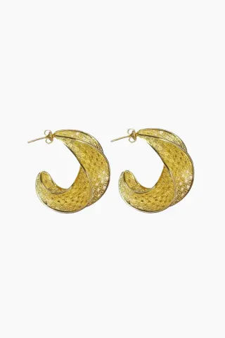 Filigran Afrika Grande Studs - Goldplated - Pico — produktfoto
