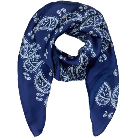 Marta du Chateau dame tørklæde MdcJuline FA-Scarf - Blue31233 — produktfoto