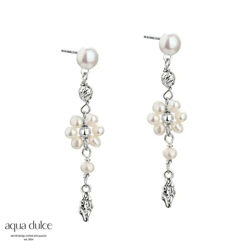 DAISY PEARL EARSTUD | SILVER — produktfoto