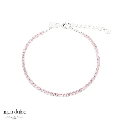 *ROSE DAGNY TENNIS BRACELET | SILVER — produktfoto