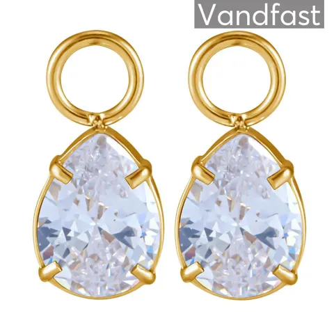 ANNEBRAUNER Water Drops Clear 18K Guldbelagt — produktfoto