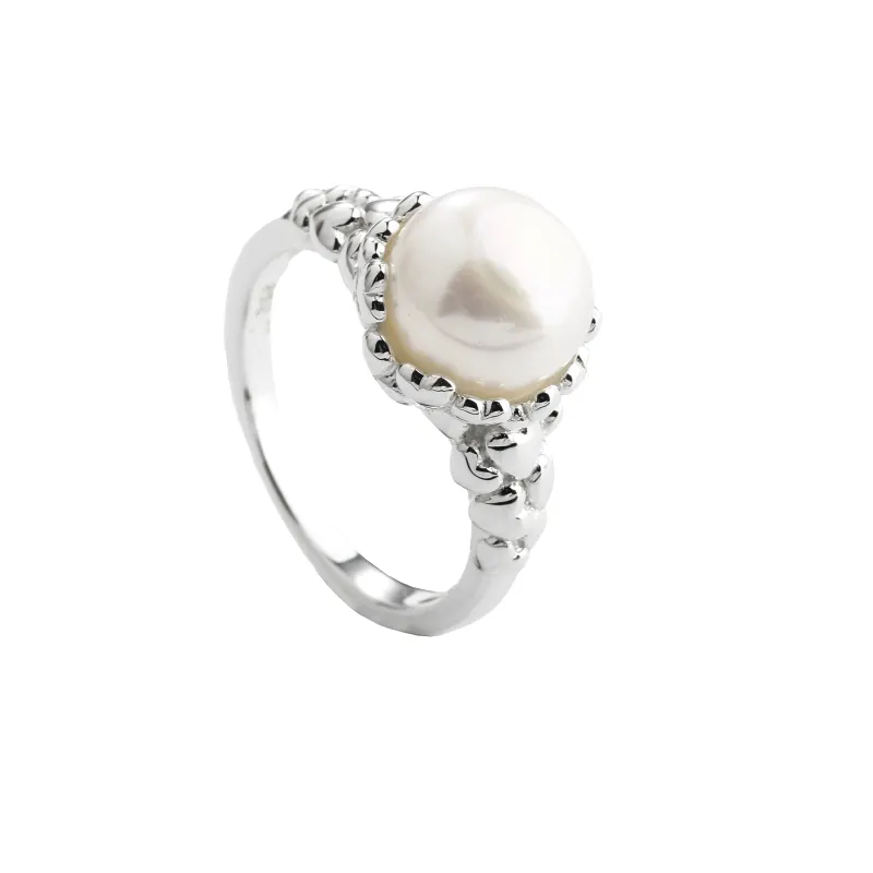 KARLA PEARL RING - 60 | SILVER — produktfoto