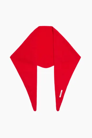 Isa Cashmere Scarf - Red - Holzweiler — produktfoto