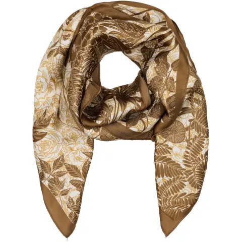 Marta du Chateau dame tørklæde MdcJuline FA-Scarf - Brown31273 — produktfoto