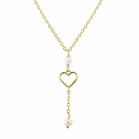 ALMA PEARL NECKLACE | GOLDEN — produktfoto