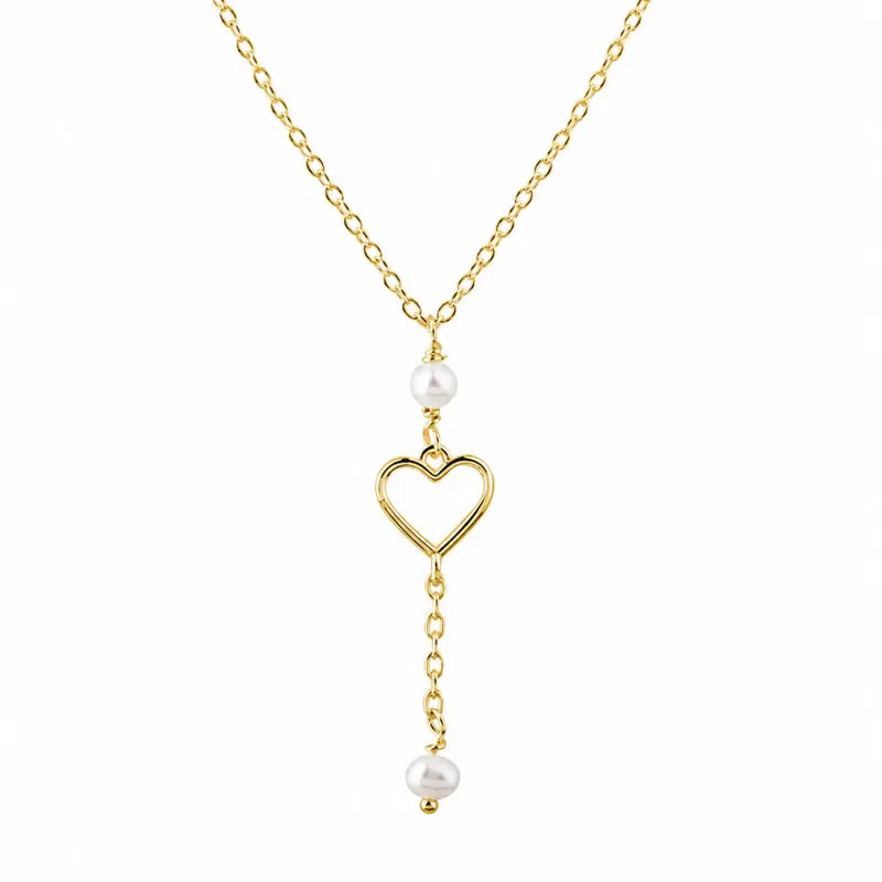 ALMA PEARL NECKLACE | GOLDEN — produktfoto