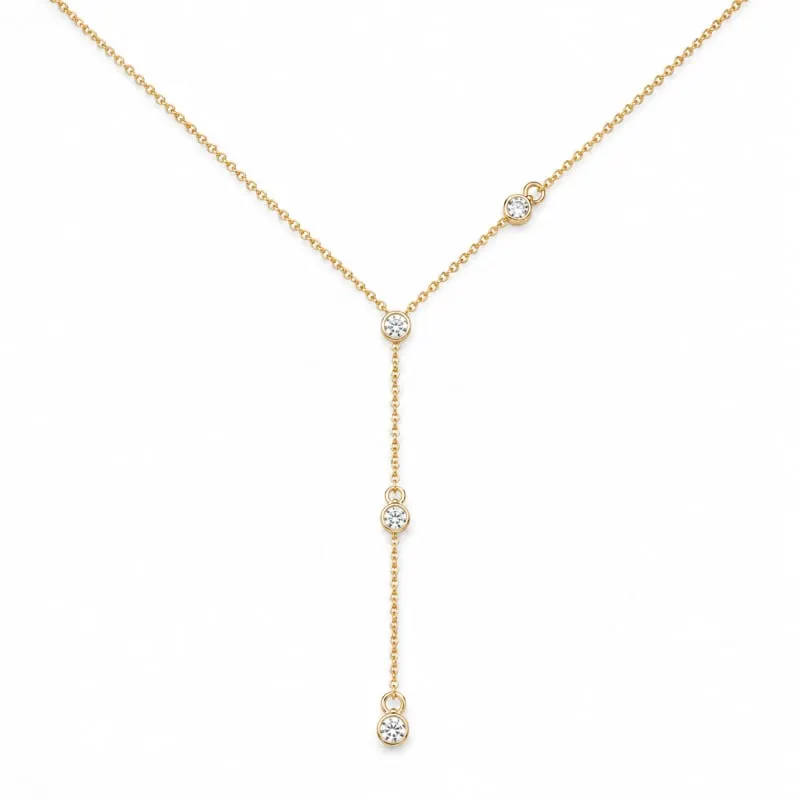 ELVA Y- NECKLACE | BAY — produktfoto