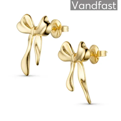 ANNEBRAUNER Lovely Bow Øreringe 18K Guldbelagt — produktfoto