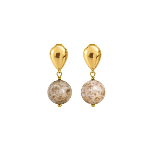 BROWN DROP EARRING | BAY — produktfoto