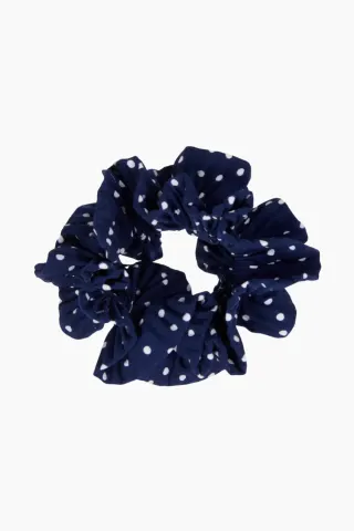 Flæse Dalmatians Scrunchie - Midnight - Pico — produktfoto