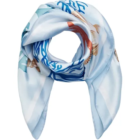 Marta du Chateau dame tørklæde MdcFinja BA-Scarf - Blue3538 — produktfoto