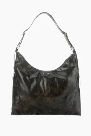 Ellie Crossbody Bag - Brown Cracked - Silfen Studio — produktfoto