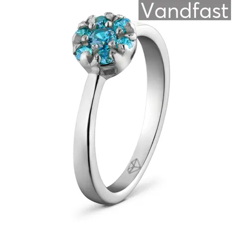 ANNEBRAUNER Flower Blue Ring — produktfoto