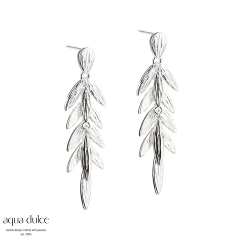DEBBIE LEAF EARSTUD | SILVER — produktfoto