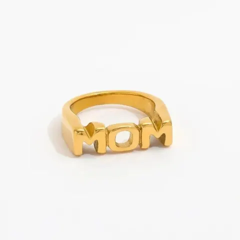 Muun Studios MOM Ring 18k Guldbelagt R087 - Guld — produktfoto