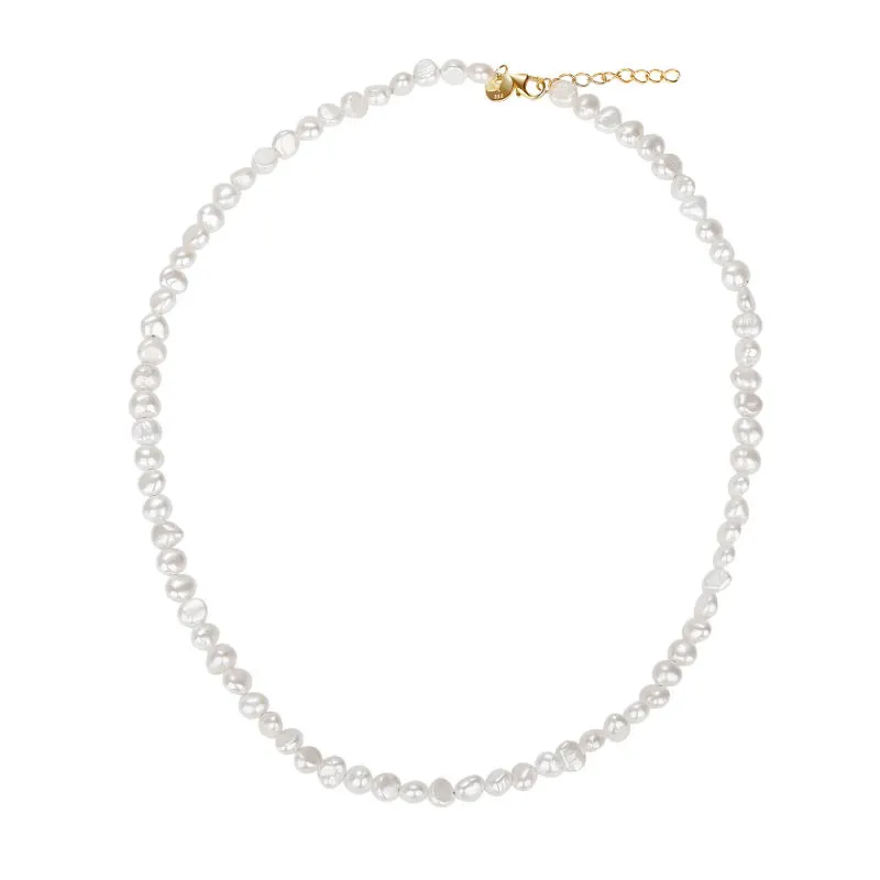 PEARL NECKLACE | GOLDEN — produktfoto