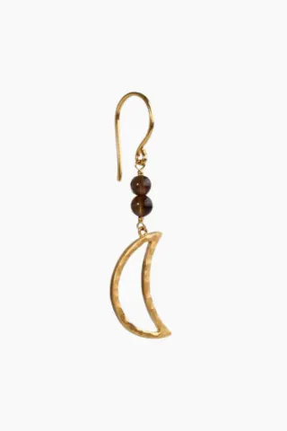 Bella Moon Earring - Mocha - Stine A — produktfoto