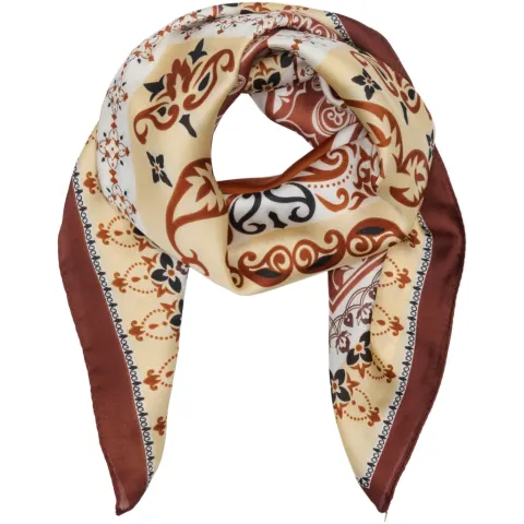 Marta du Chateau dame tørklæde MdcJuline FA-Scarf - Brown31219 — produktfoto